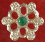 28i-Rose Badge (Green Agate)