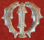 P34-Devotional Badge. Three fishes